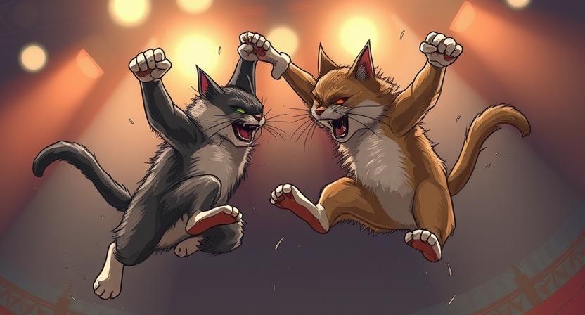 cat fight contest joan wise