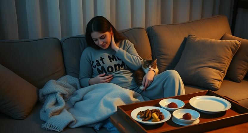 cat mom sweater