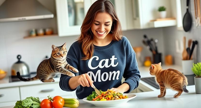 cat mom sweater