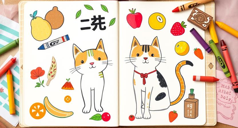 seal-do washi tape - shinzi katoh - uneven cats